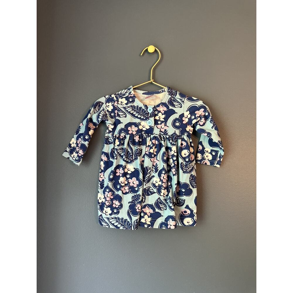 Hanna Andersson Blue‎ Floral Dress